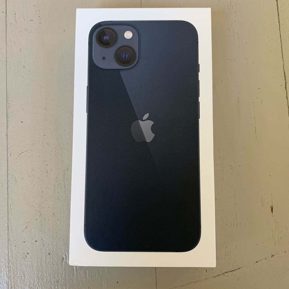 iPhone 13 midnight 128 GB Empty box ONLY